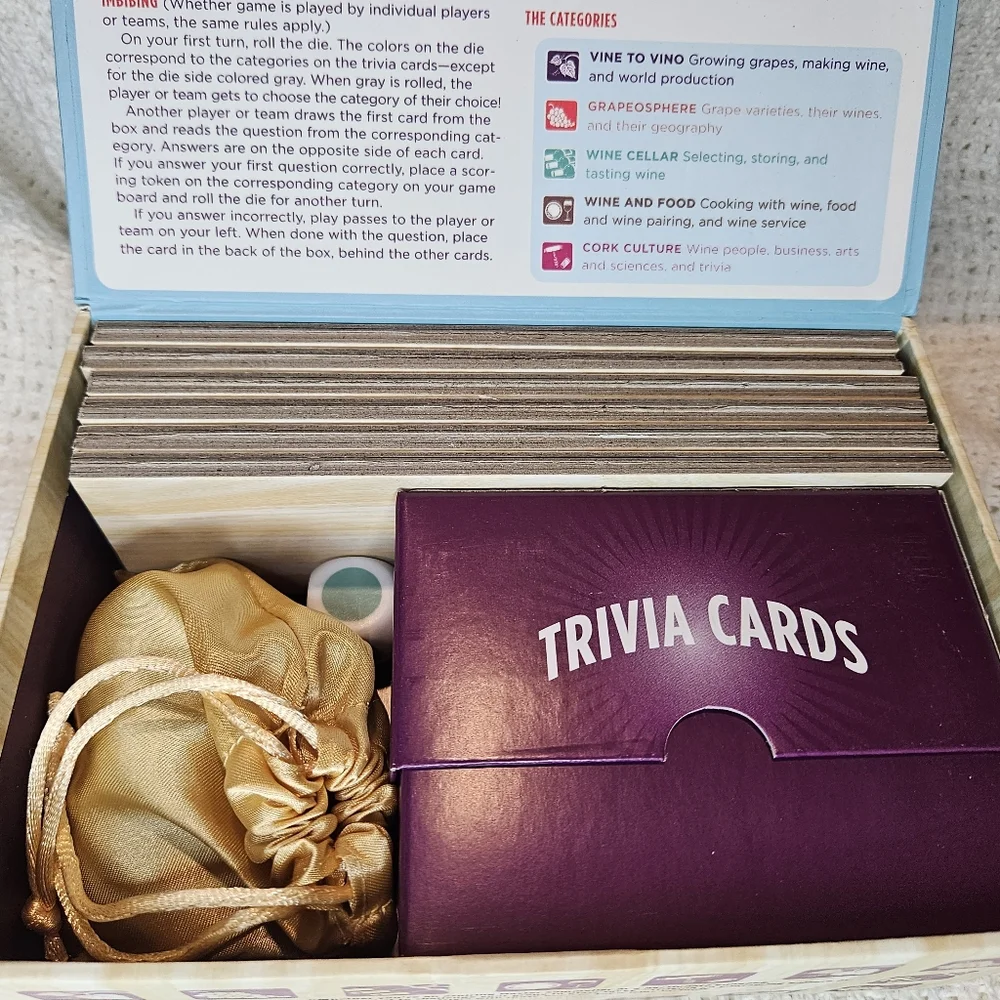 Wine Wars Trivia Game Card Game - Picture 8 of 16